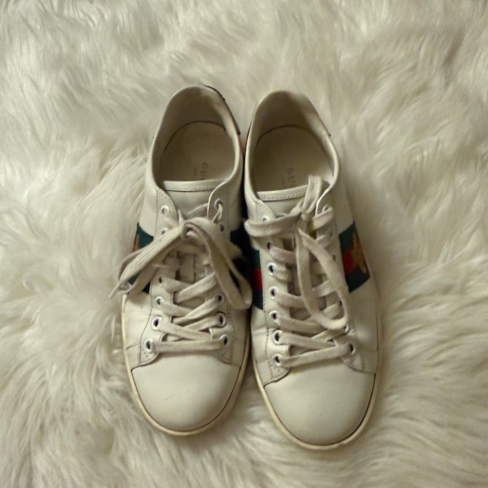 Gucci Ace Bee leather sneaker - Picture 4 of 9